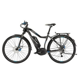 E-Bike Haibike XDURO Trekking RX 400Wh/36V/250W 27-G 28′ Damen in darkgrey/cyan, Rahmenhöhe:44 - 1