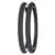 Michelin Rennradreifen City’J, 44-406 (20X1.75), schwarz/weiß, FA003466037 - 1