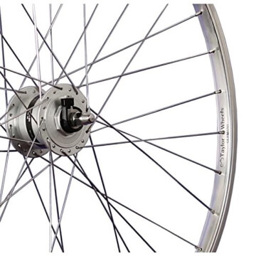 Taylor Wheels 28 Zoll Vorderrad Shimano Nabendynamo DH-3N31 - silber - 